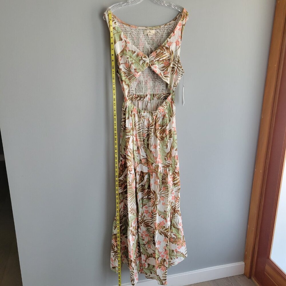 *NWT* Rip Curl La Quinta Floral Smocked Maxi Dress Size M - Picture 10 of 16